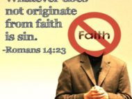 If it is not faith it is sin