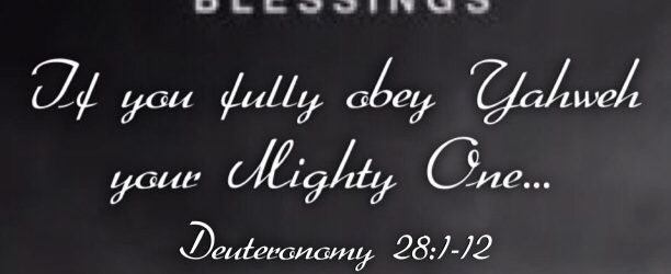 Obedience To Yahweh