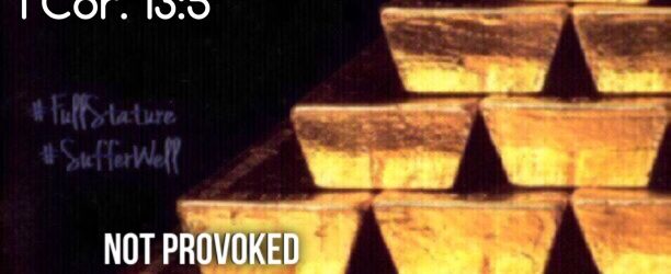 Love's Attributes (8) Love is not provoked