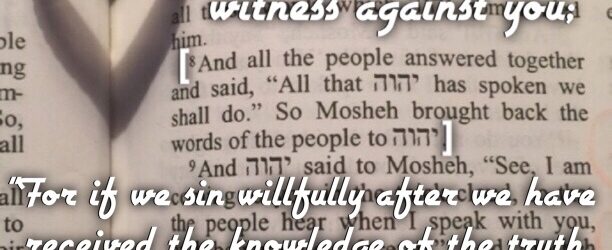 Warning about Sin