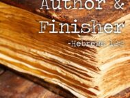 One Author and Finisher
