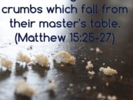 Crumbs from the King's Table