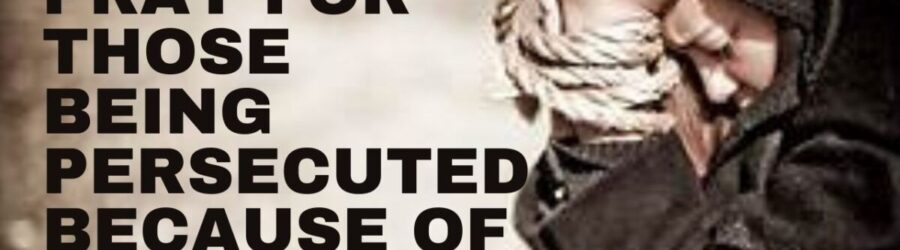 Pray for those being persecuted for Yeshua around the world