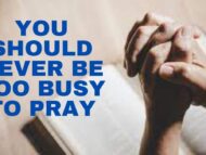 What does the Bible say about daily prayer?