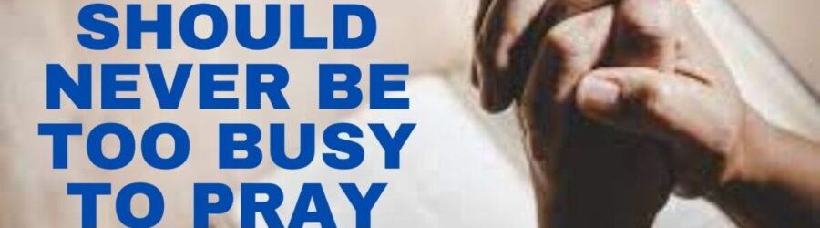 What does the Bible say about daily prayer?