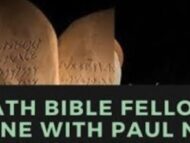 Live Sabbath Fellowship with Paul Nison Friday November 5th, 9pm est.