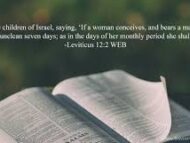 Leviticus 12:1-13:59 Torah Reading
