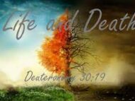 The Choice Is Life Or Death - (Deuteronomy 29:10-30:20 and Deuteronomy 31:1-31:30)